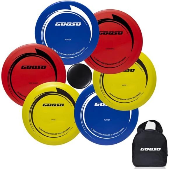 Disc Golf Set - Driver,Mid-Range and Putter Discs with Disc Golf Bag for Outdoor - Picture 1 of 7